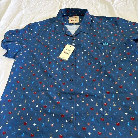 Women’s 3XL Disney RSVLTS Sorcerer Mickey 95th Anniversary Button Down - Picture 6 of 7